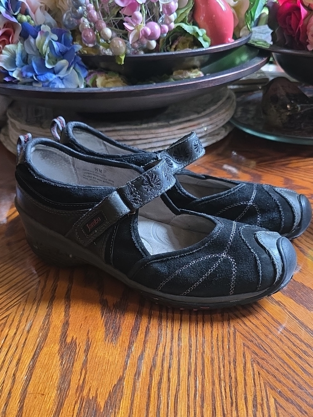 Jambu Wedge Mary Jane Type Shoe